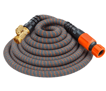maybe an image about 5/8" x 75' Expandable Burst Proof Hose - Orange