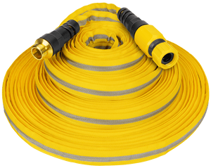 maybe an image about 5/8" x 100' FLATJACKET Hose - Yellow