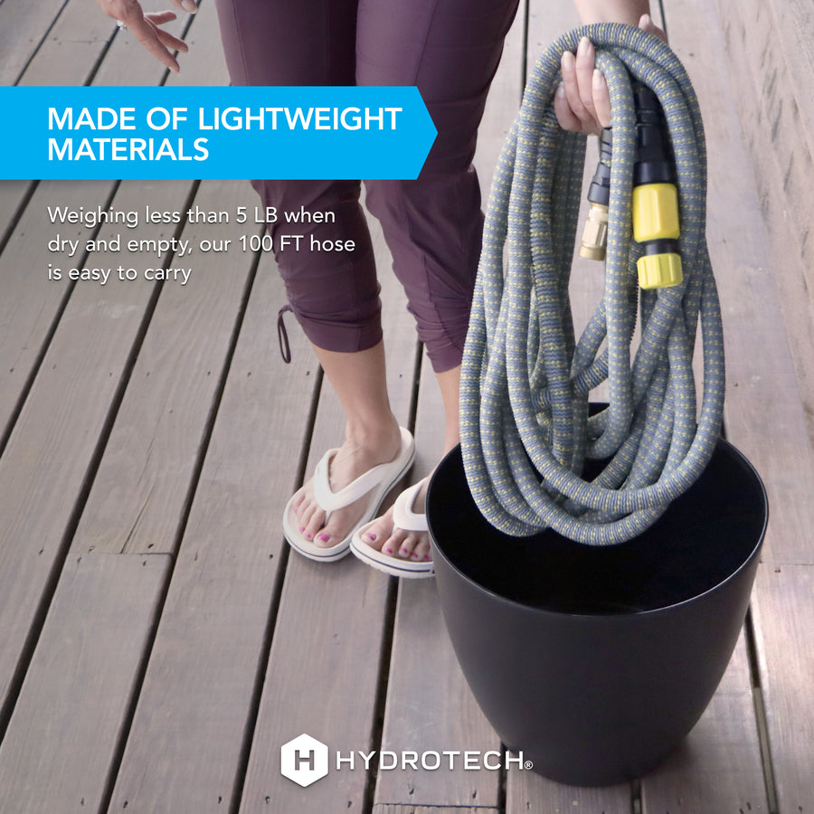 5/8" x 100' Expandable Burst Proof Hose - Yellow