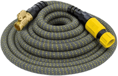 maybe an image about 5/8" x 100' Expandable Burst Proof Hose - Yellow