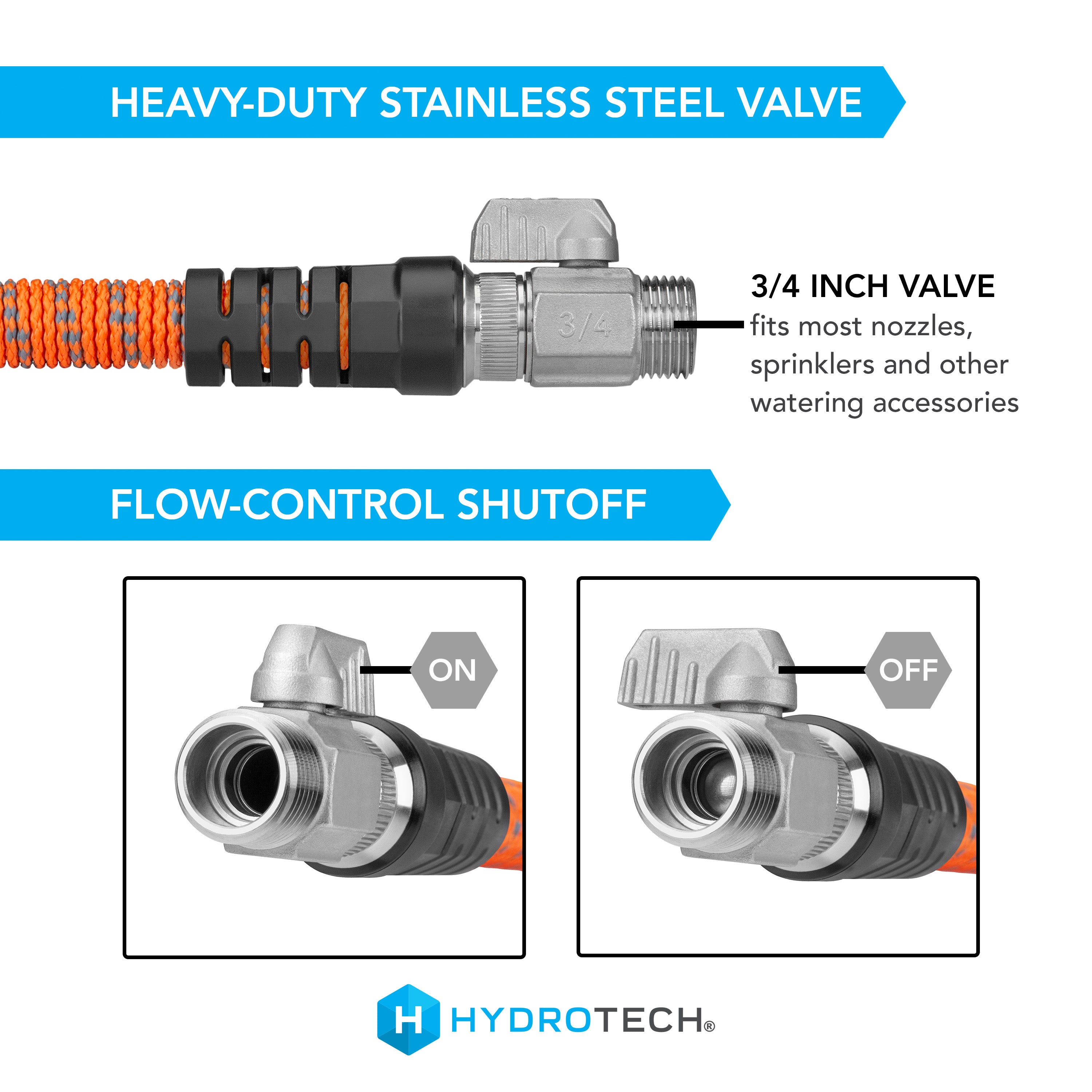Hydrotech ProSeries Expandable Garden Water Hose - Thumbnail 4