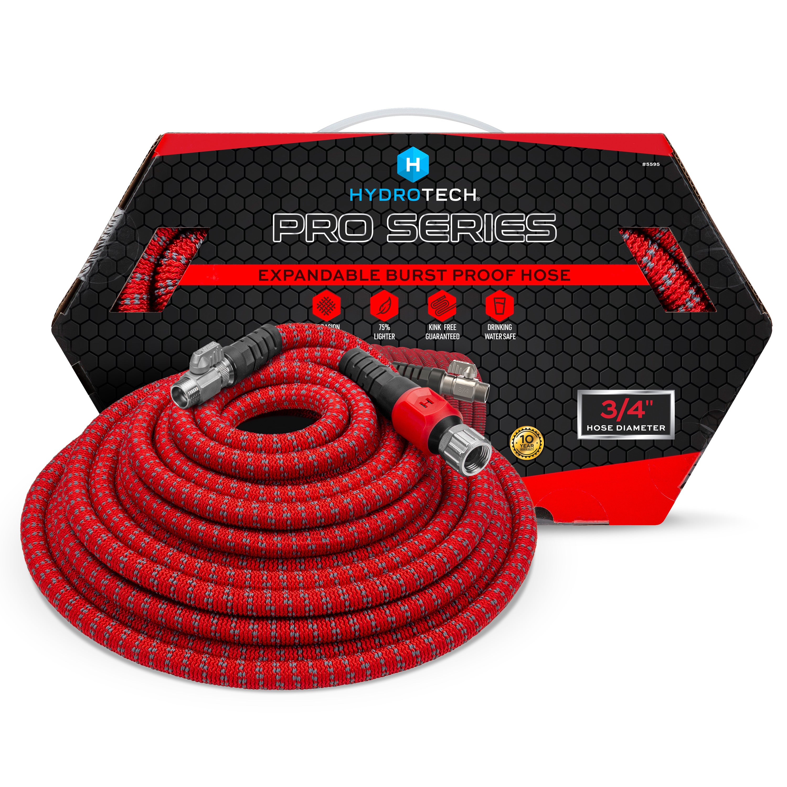 Hose Path Building Pro Series Expandable 3/4 in Diameter x 200 ft. Max-Flow Hose