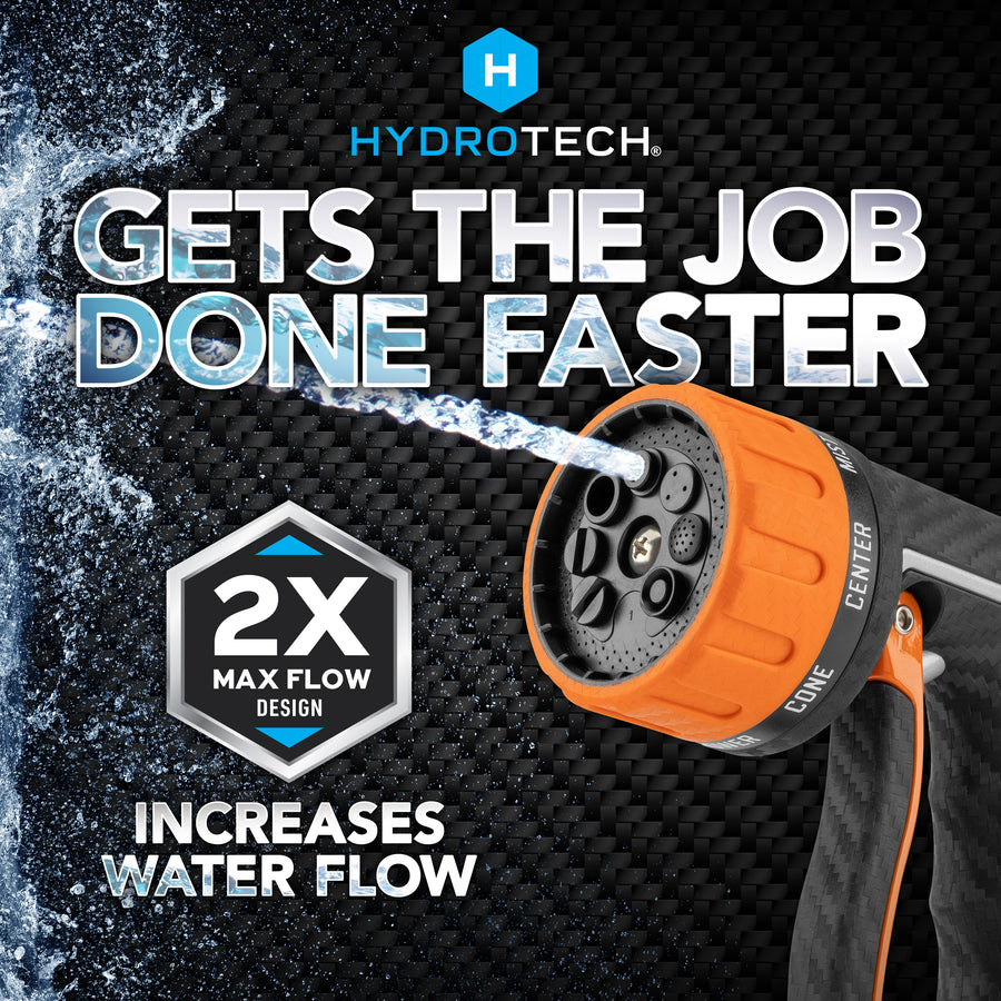 Heavy Duty Front Trigger 8 Pattern Hose Nozzle