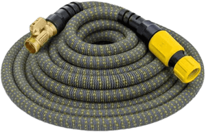 maybe an image about 5/8" x 100' Expandable Burst Proof Hose - Yellow