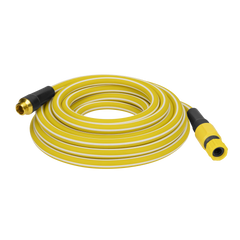 maybe an image about HydroTech Italia 5/8" x 100 ft. Hybrid Polymer Expandable Garden Hose