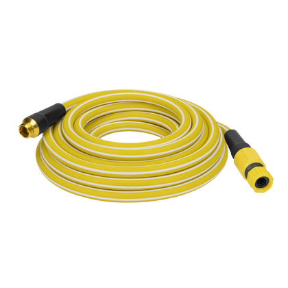 maybe an image about HydroTech Italia 5/8" x 100 ft. Hybrid Polymer Expandable Garden Hose