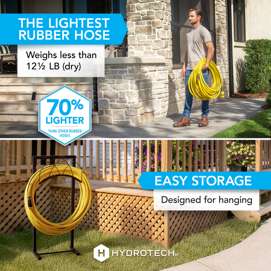 5/8" x 100' Hybrid Polymer Super-Lite Hose - Yellow